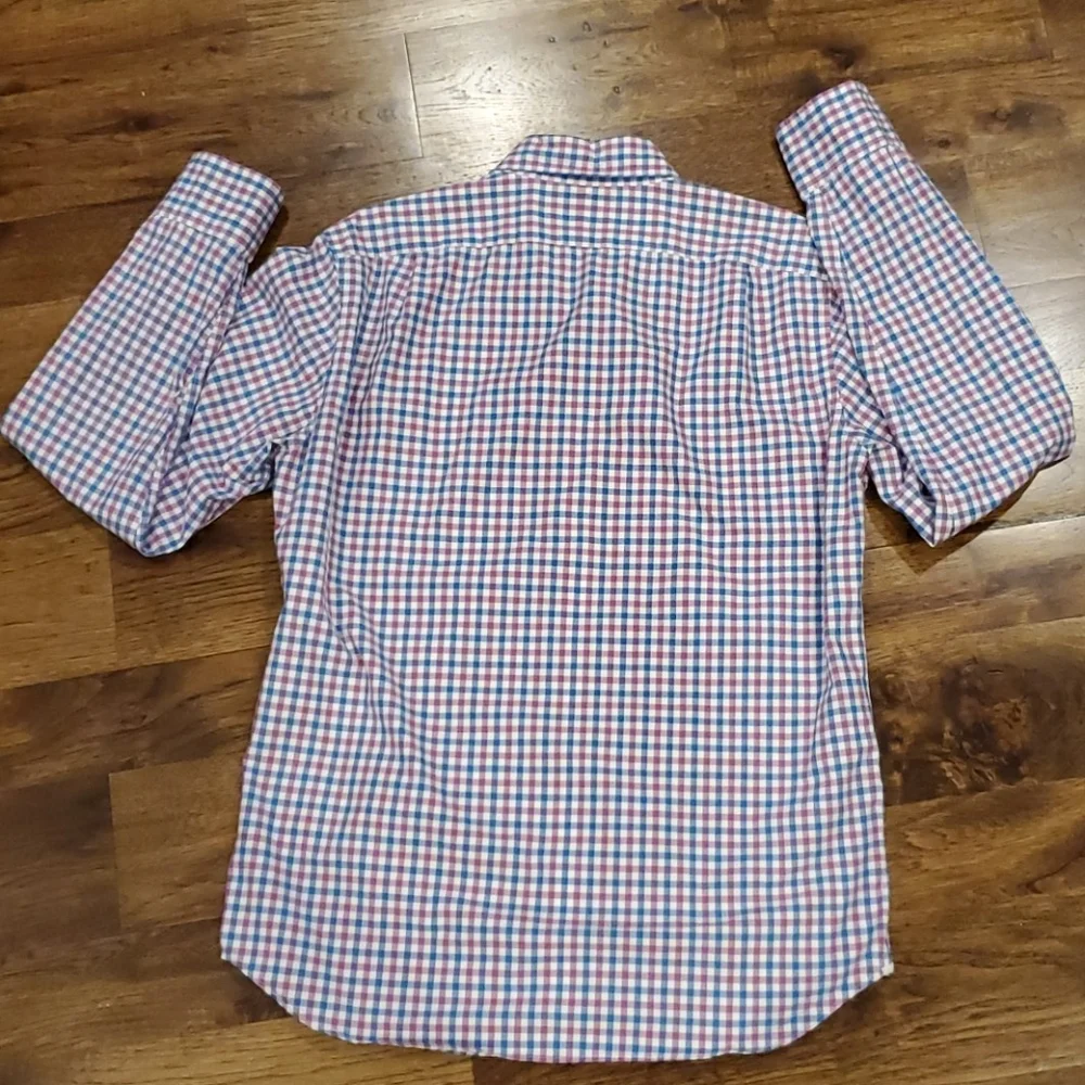 Mens J. Crew purple & blue button down size M